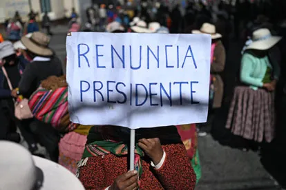 Bolivia, protestas, Rodrigo Paz