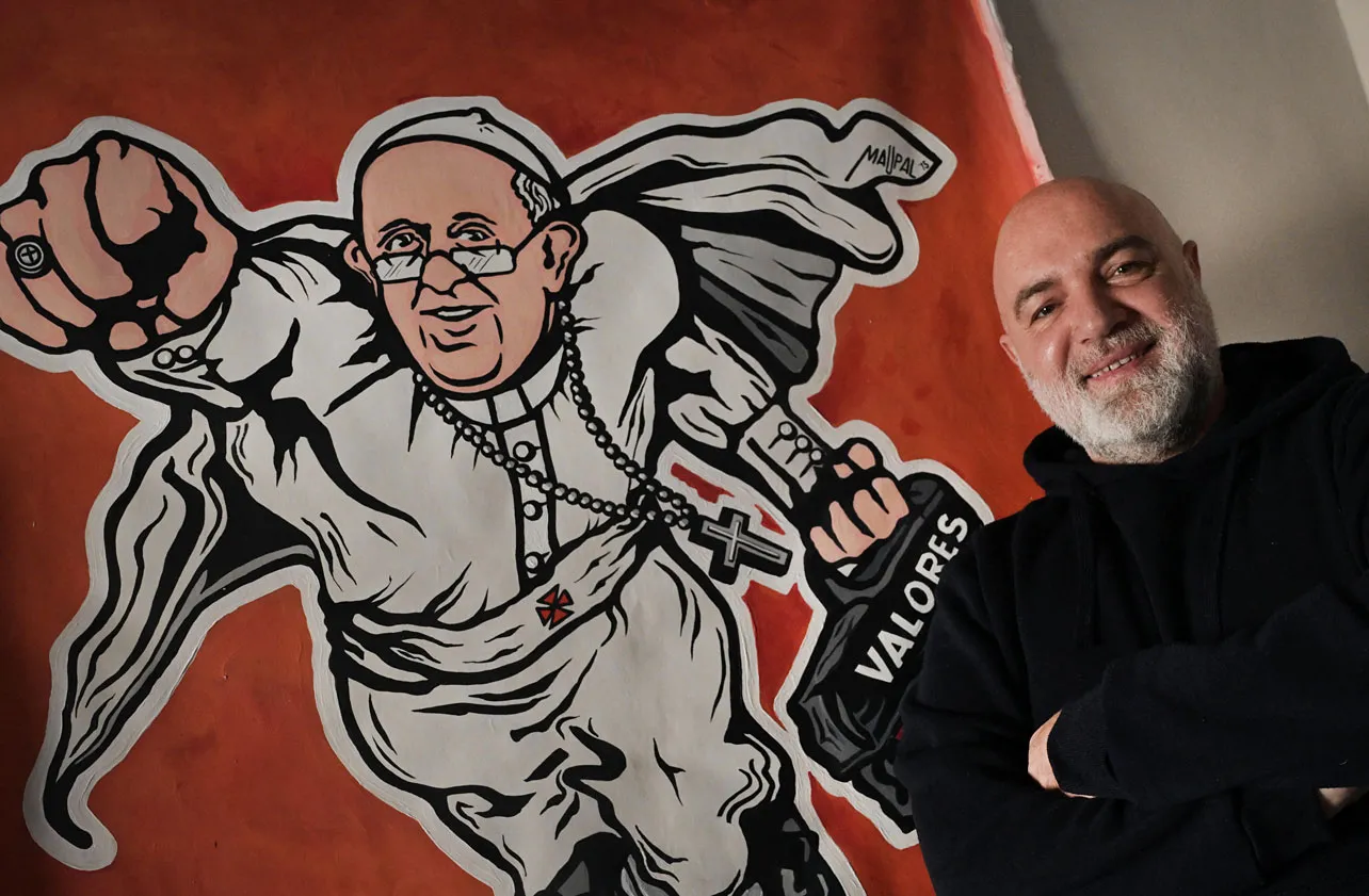 Maupal, autor de Superpapa.