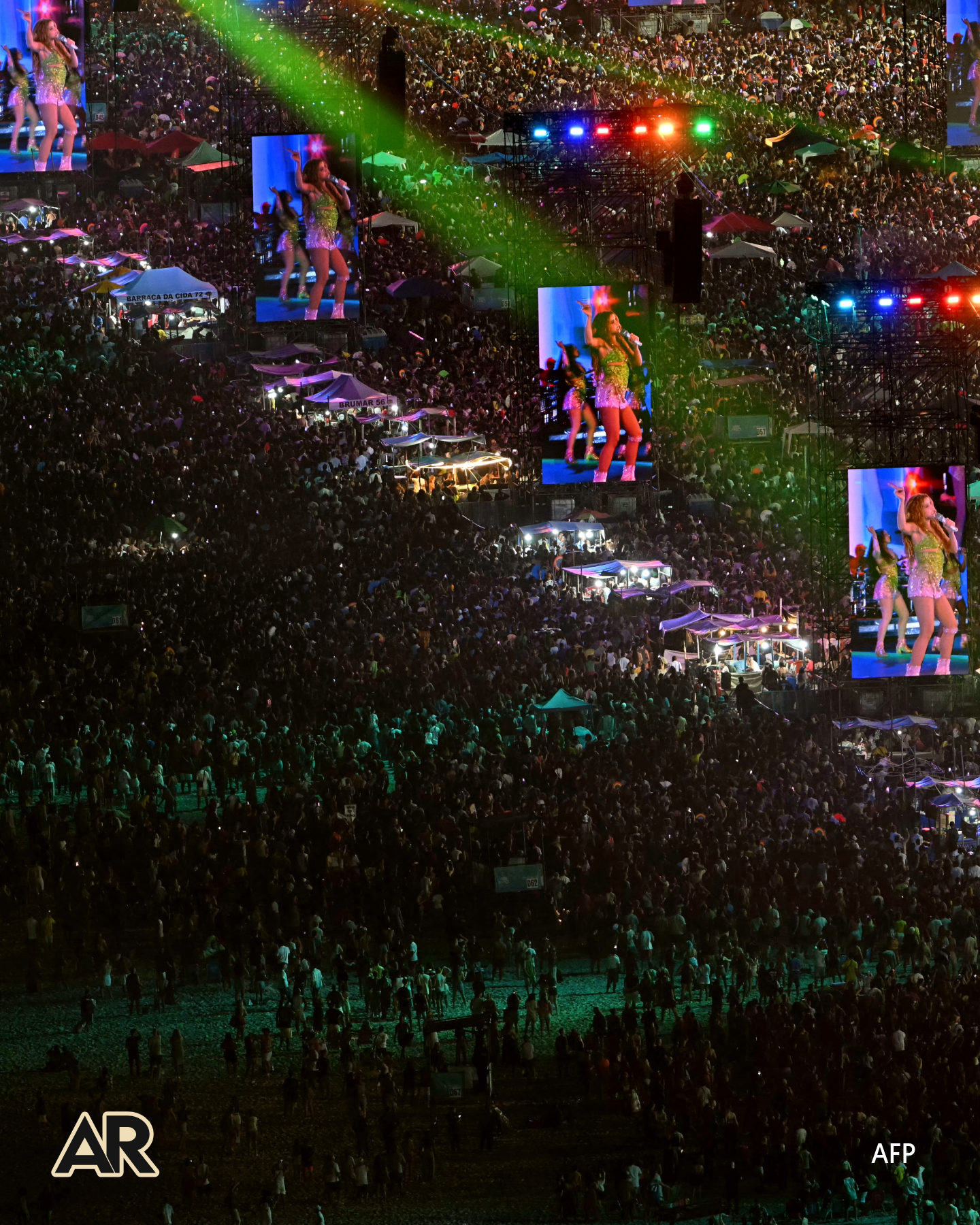 Concierto de Shakira en Rio.