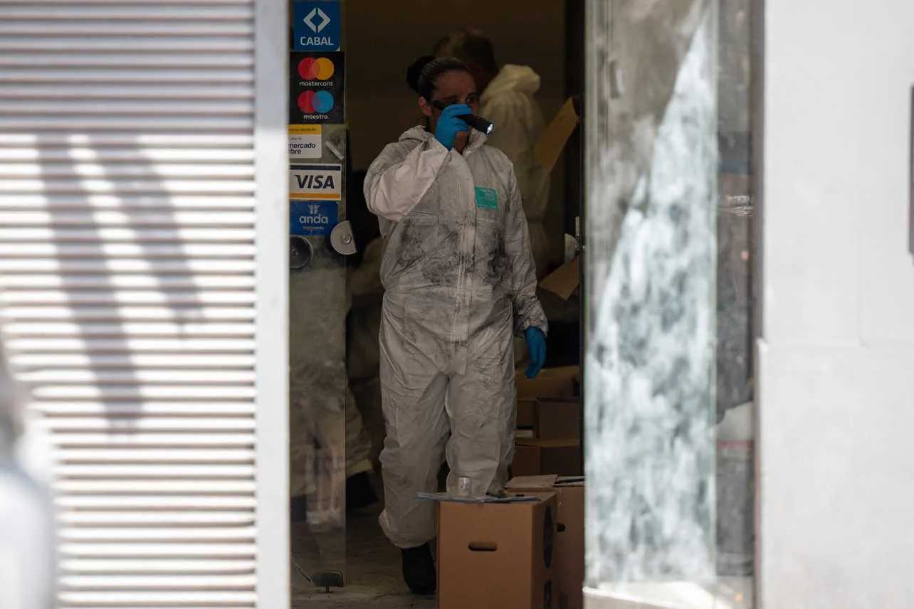 tunel, robo, banco, Uruguay