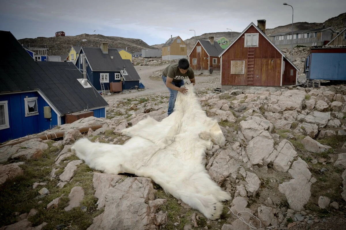 Inuit en Groenlandia.