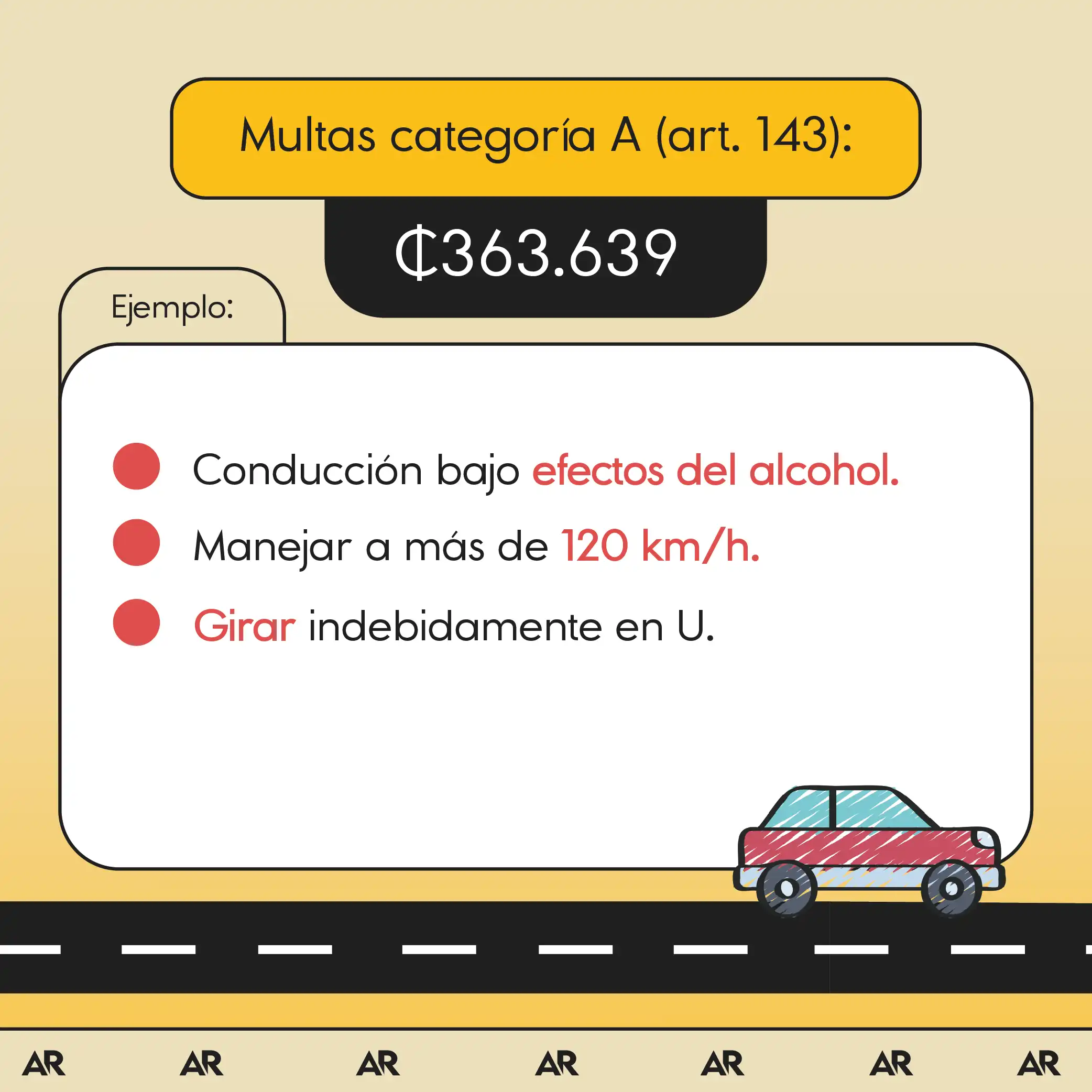 ¿Cuáles multas de tránsito bajarán en 2025?