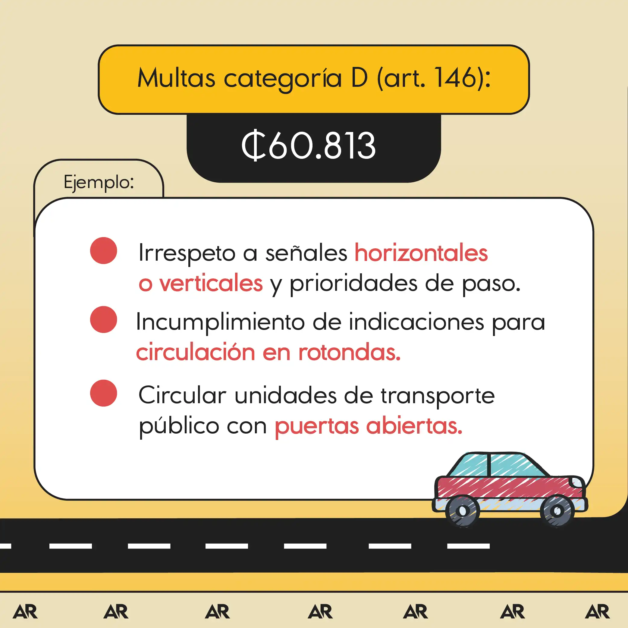 ¿Cuáles multas de tránsito bajarán en 2025?