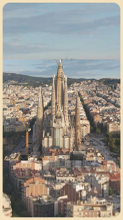 Basílica de la Sagrada Familia.