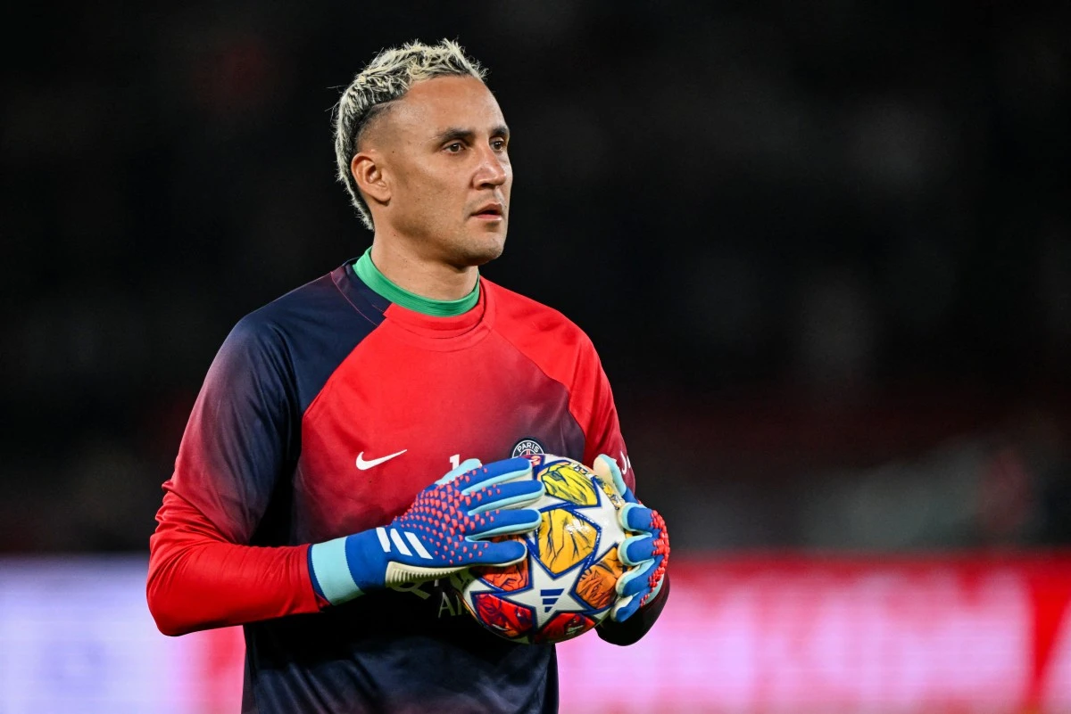 Keylor Navas en un partido del Paris Saint-Germain el pasado febrero. 