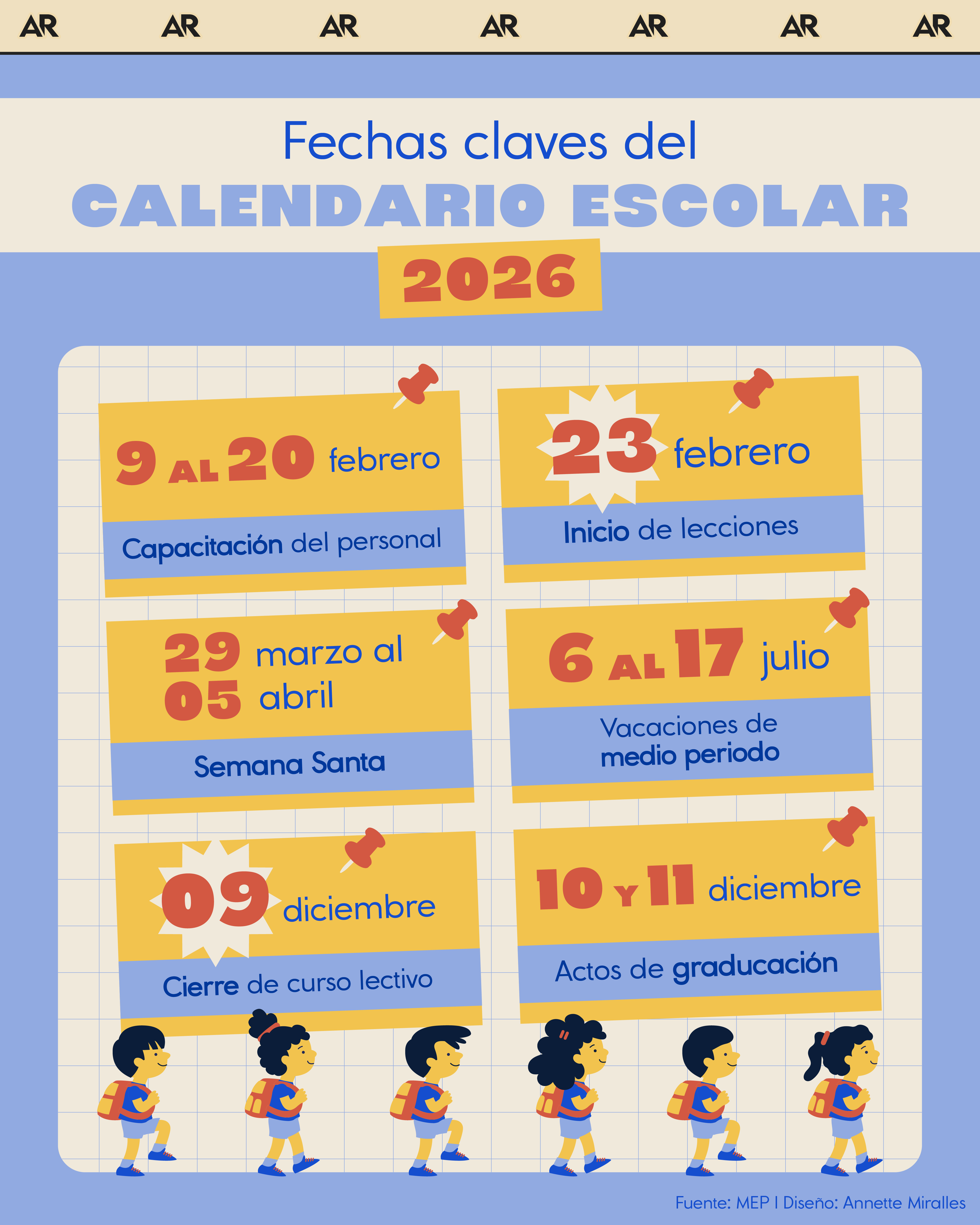 calendario, escolar, 2026, educación, noticias, Costa Rica 