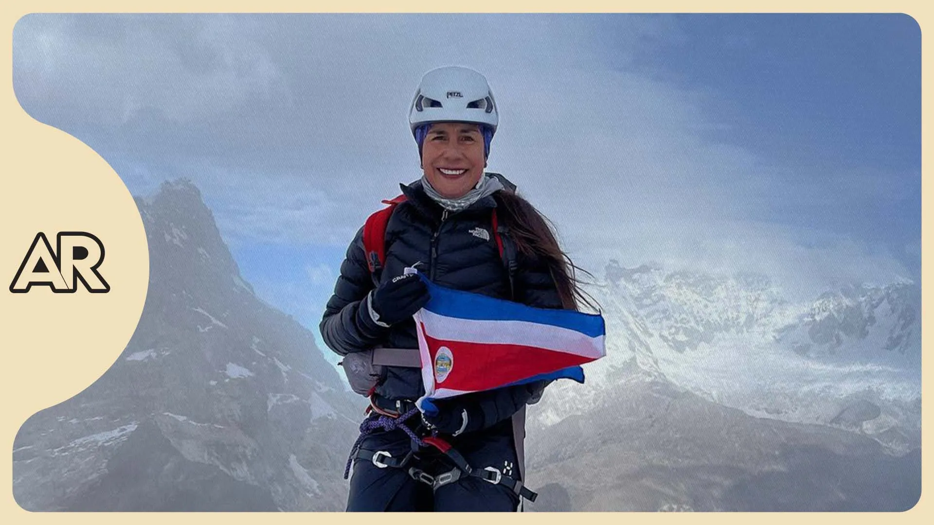 Ligia Madrigal se prepara para conquistar las Siete Cumbres más altas del mundo