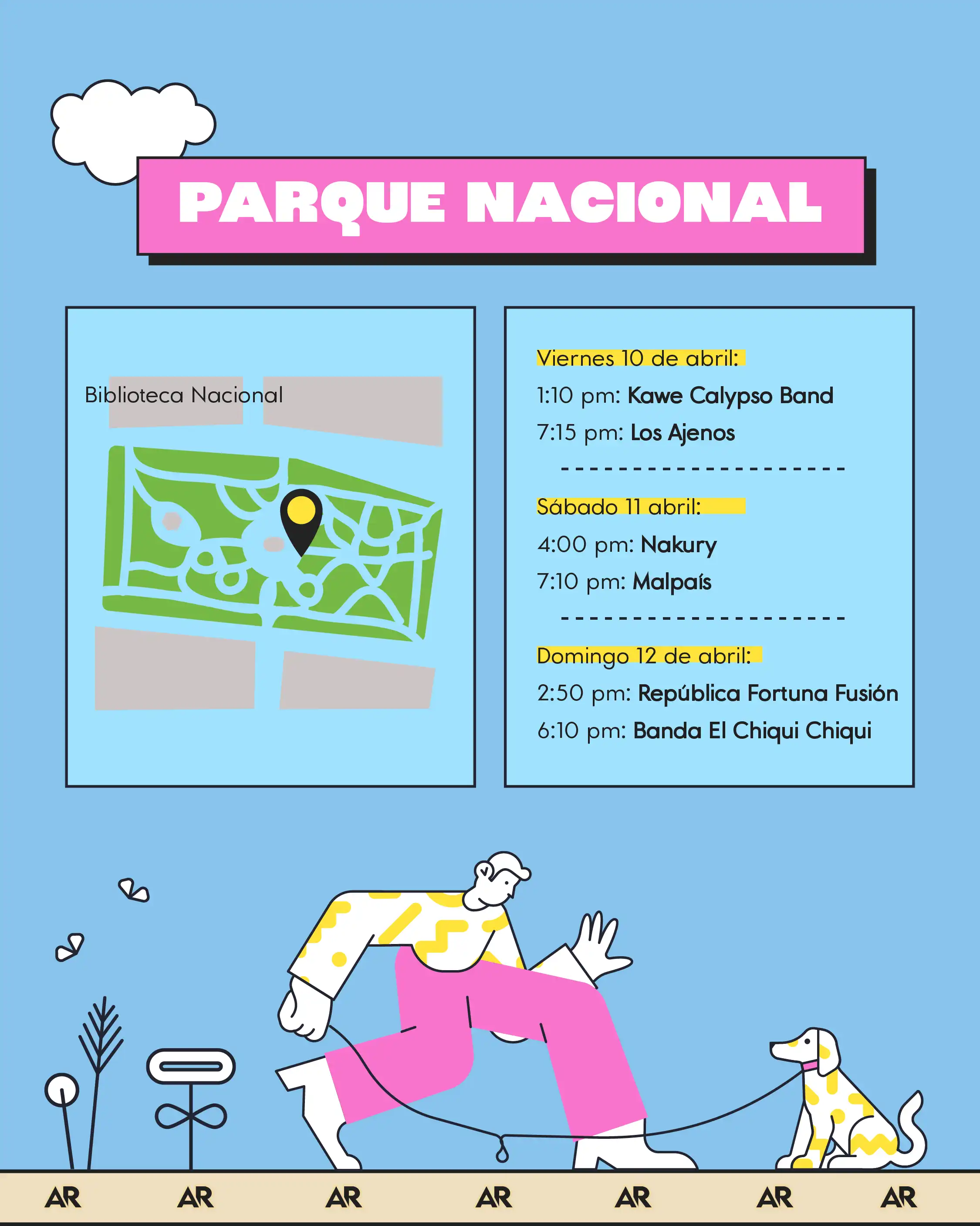 Transitarte 2026: Cronograma de conciertos y tarimas