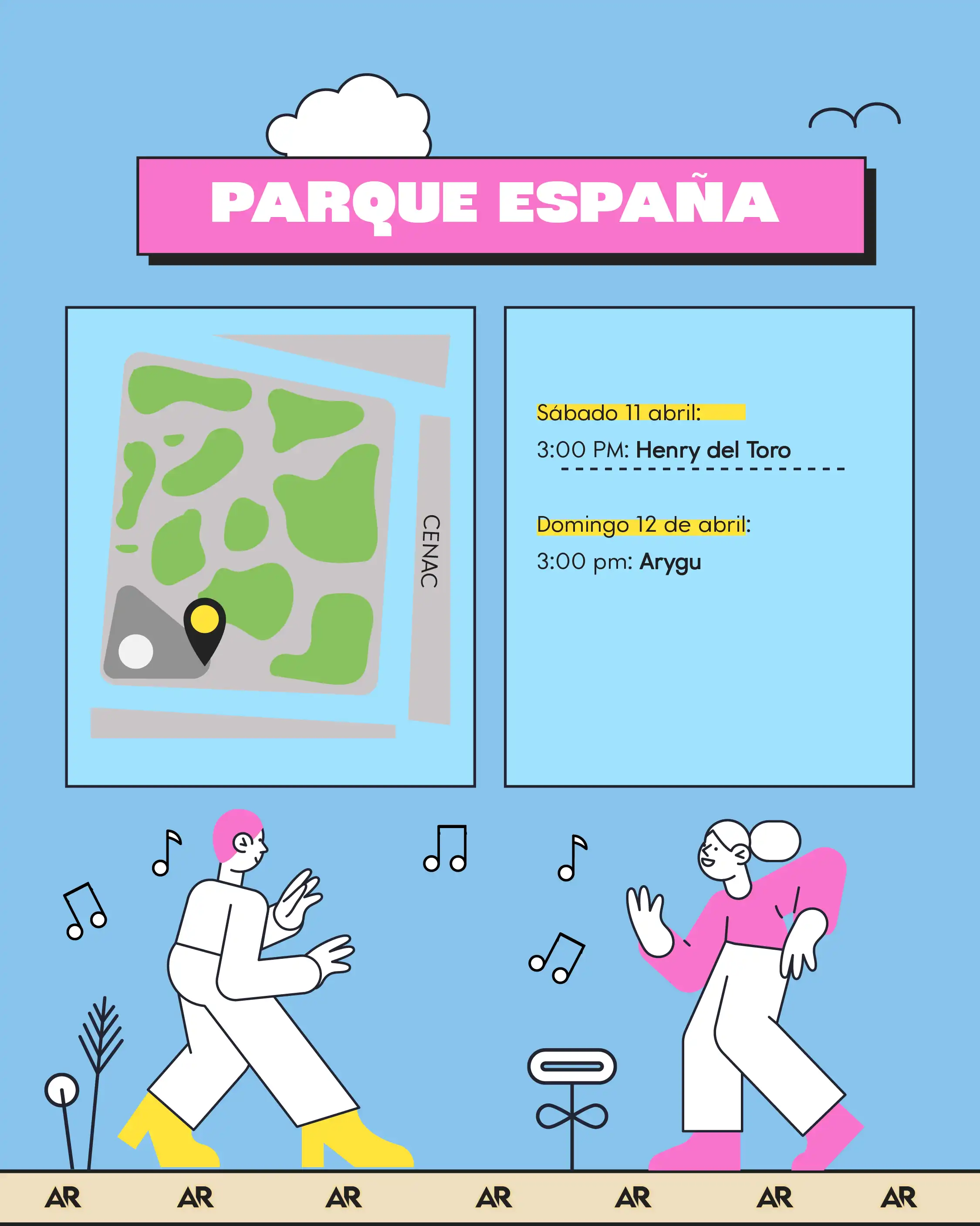 Transitarte 2026: Cronograma de conciertos y tarimas