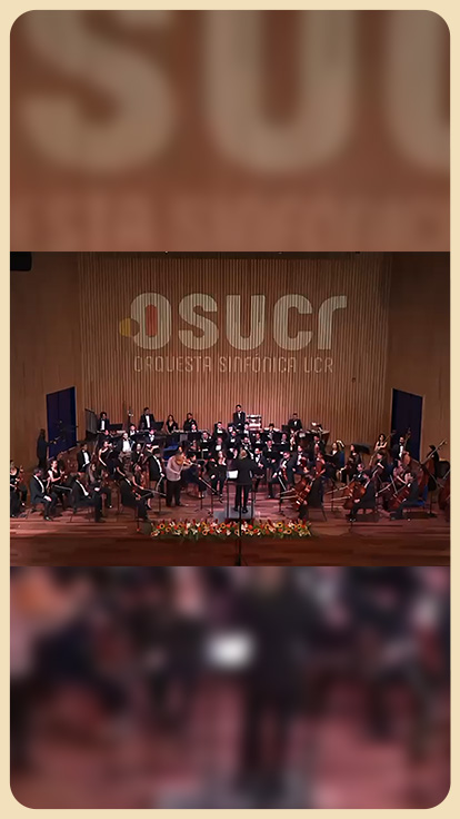 Orquesta Sinfónica de la UCR.