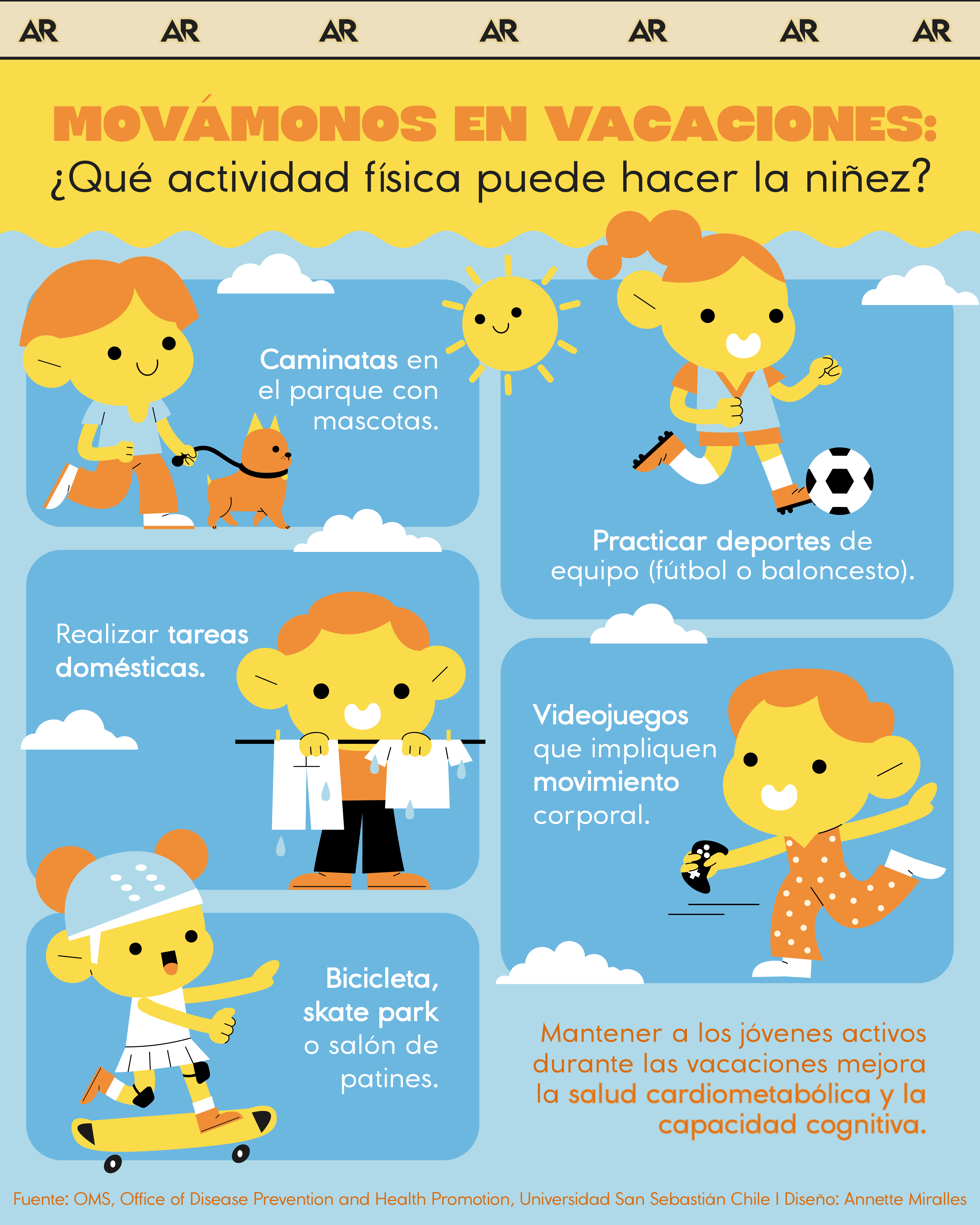 Movámonos en vacaciones: ¿Qué actividad física puede hacer la niñez?