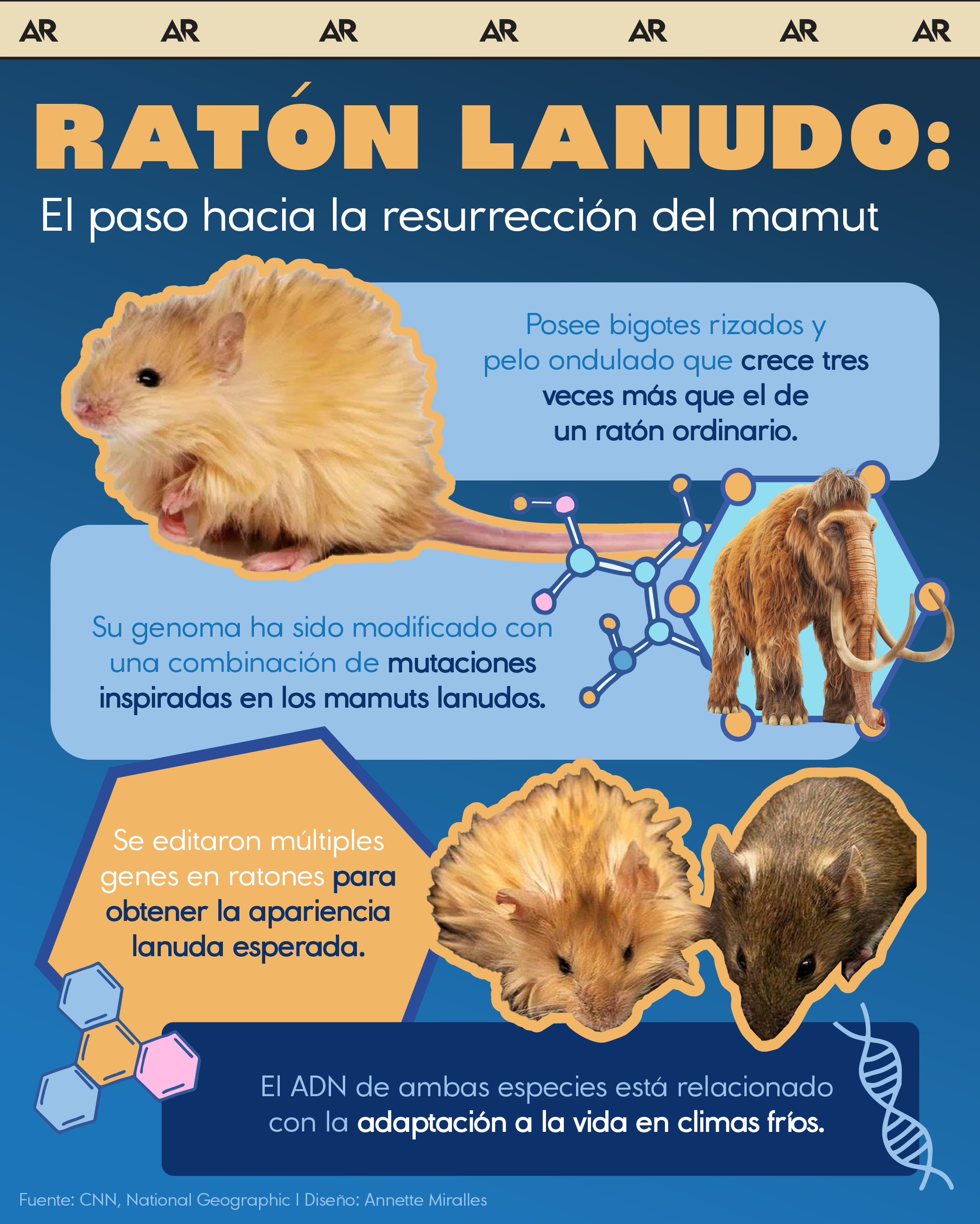 ratón lanudo, mamut, ciencia, noticias, Costa Rica 