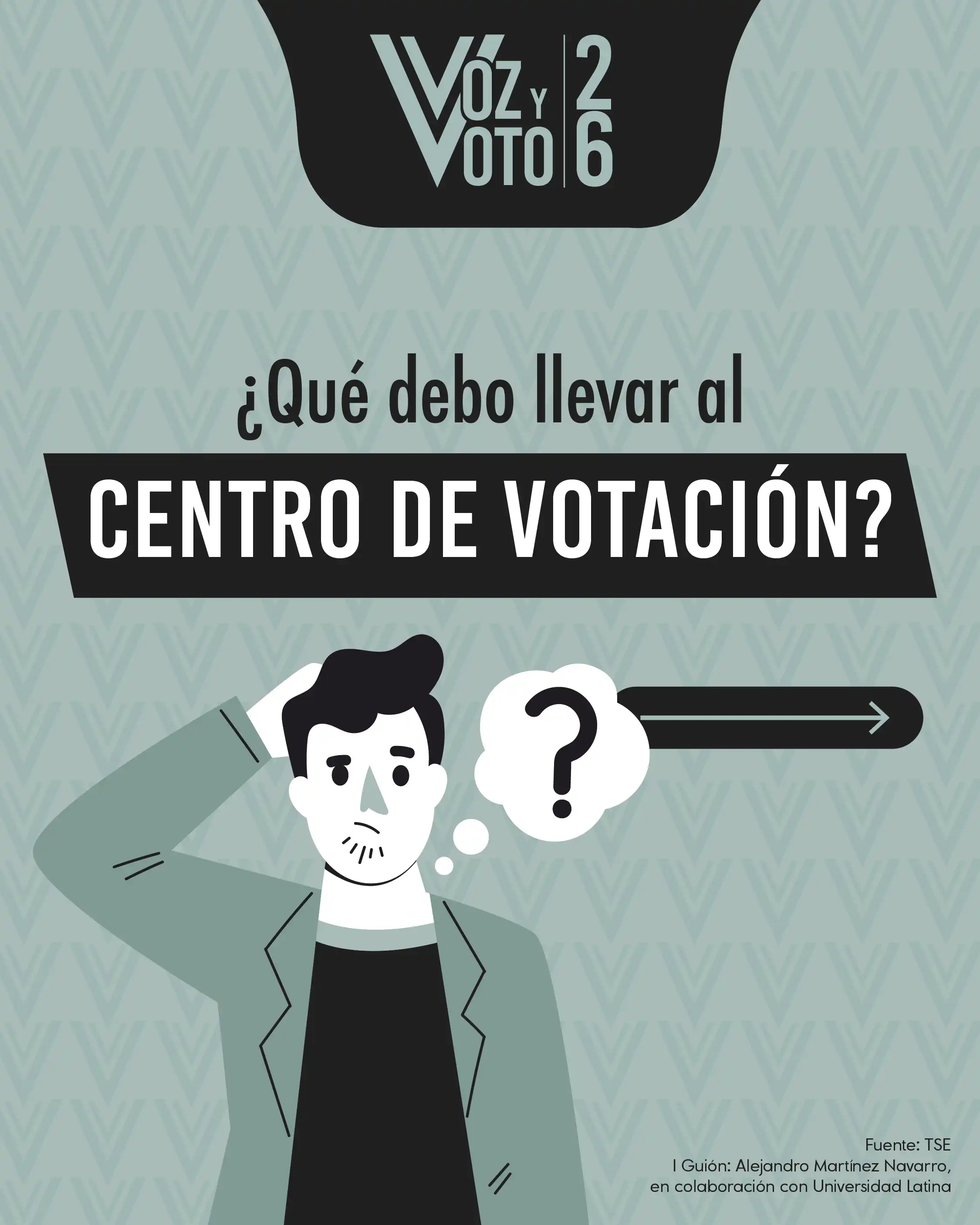 ¿Qué debo llevar al centro de votación?