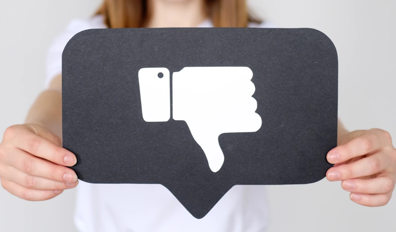 dislike redes sociales