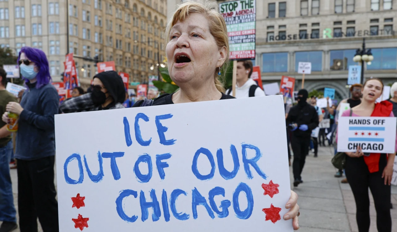 protestas migración Chicago