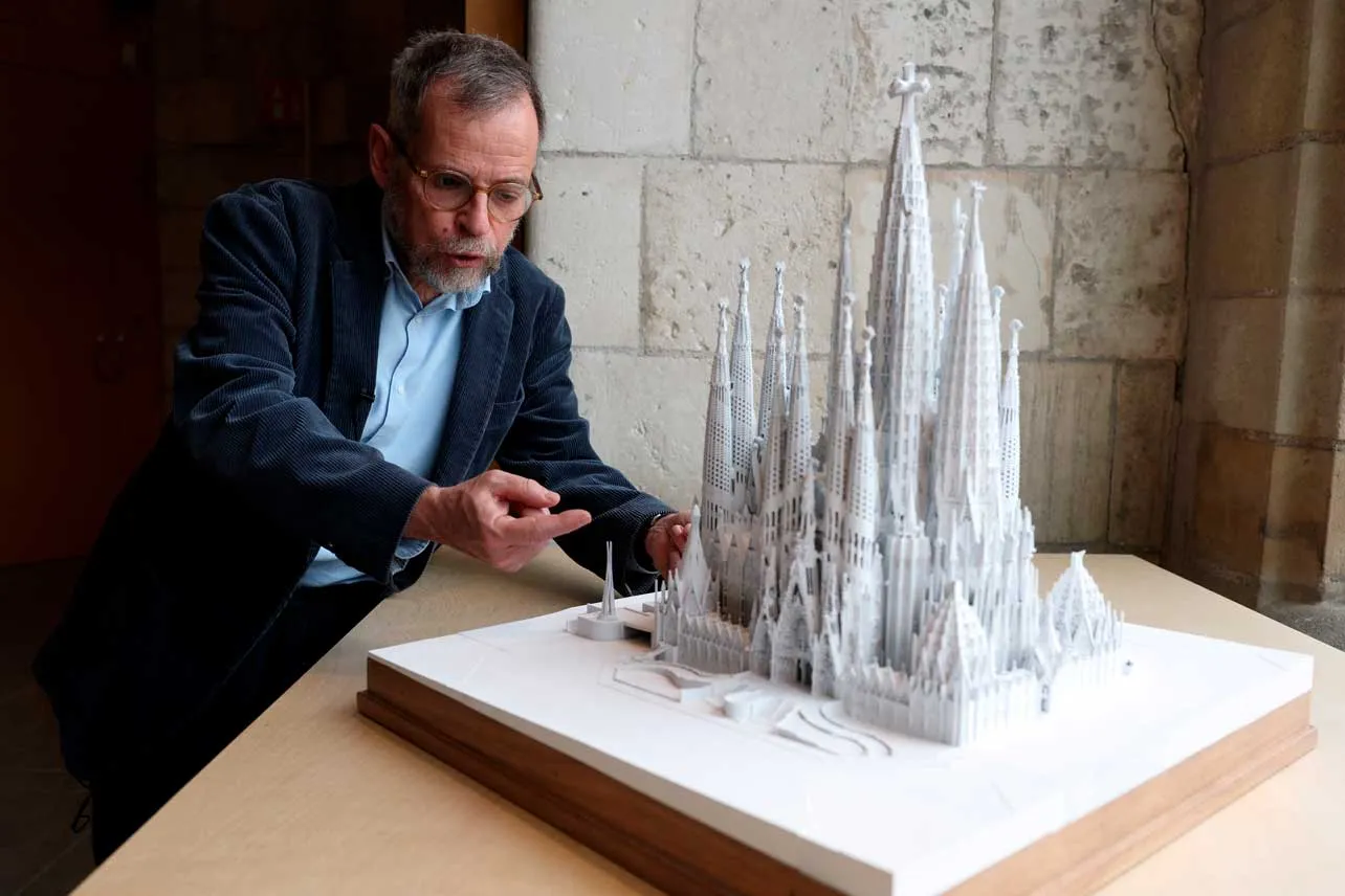 Maqueta de la Sagrada Familia.