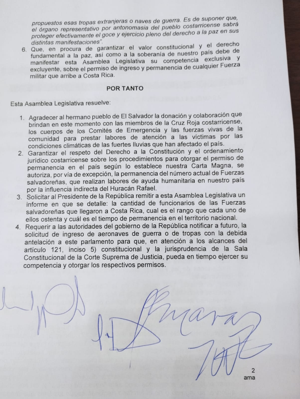 moción el salvador