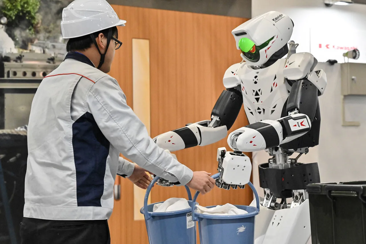 Prototipo de robot en Japón.
