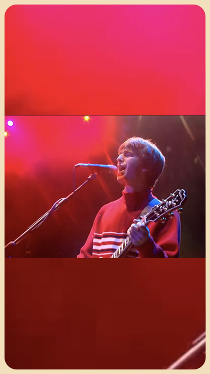 Guitarrista en concierto.