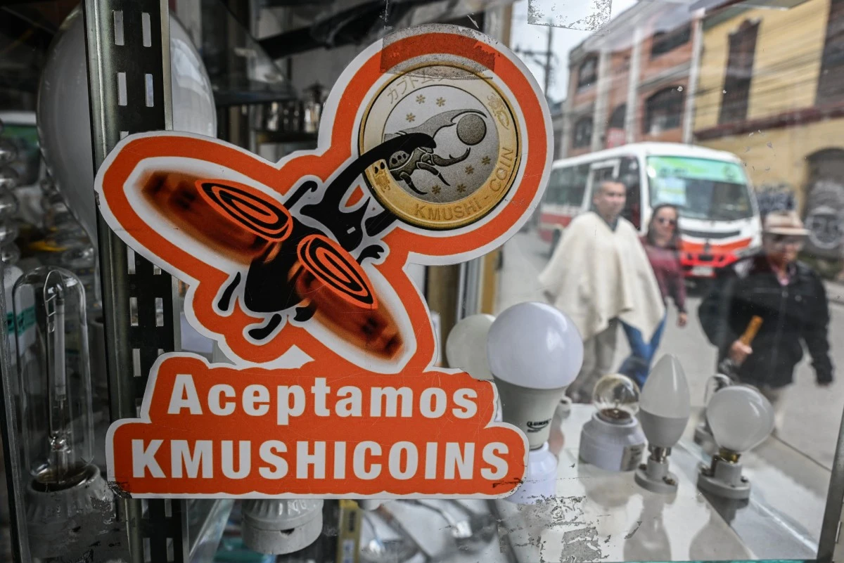 Anuncio de Kmushicoins en Tunja, Boyacá, Colombia.