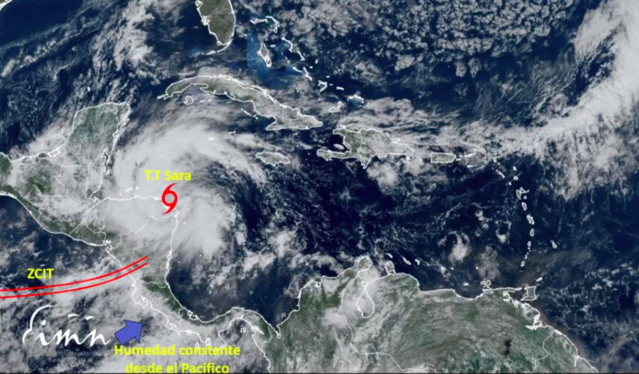 tormenta tropical sara, lluvias, fin de semana, imn, costa rica, cne