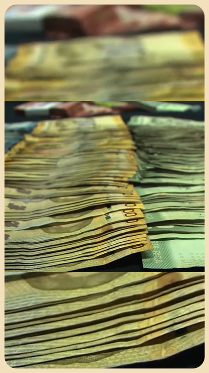 Billetes de Costa Rica.