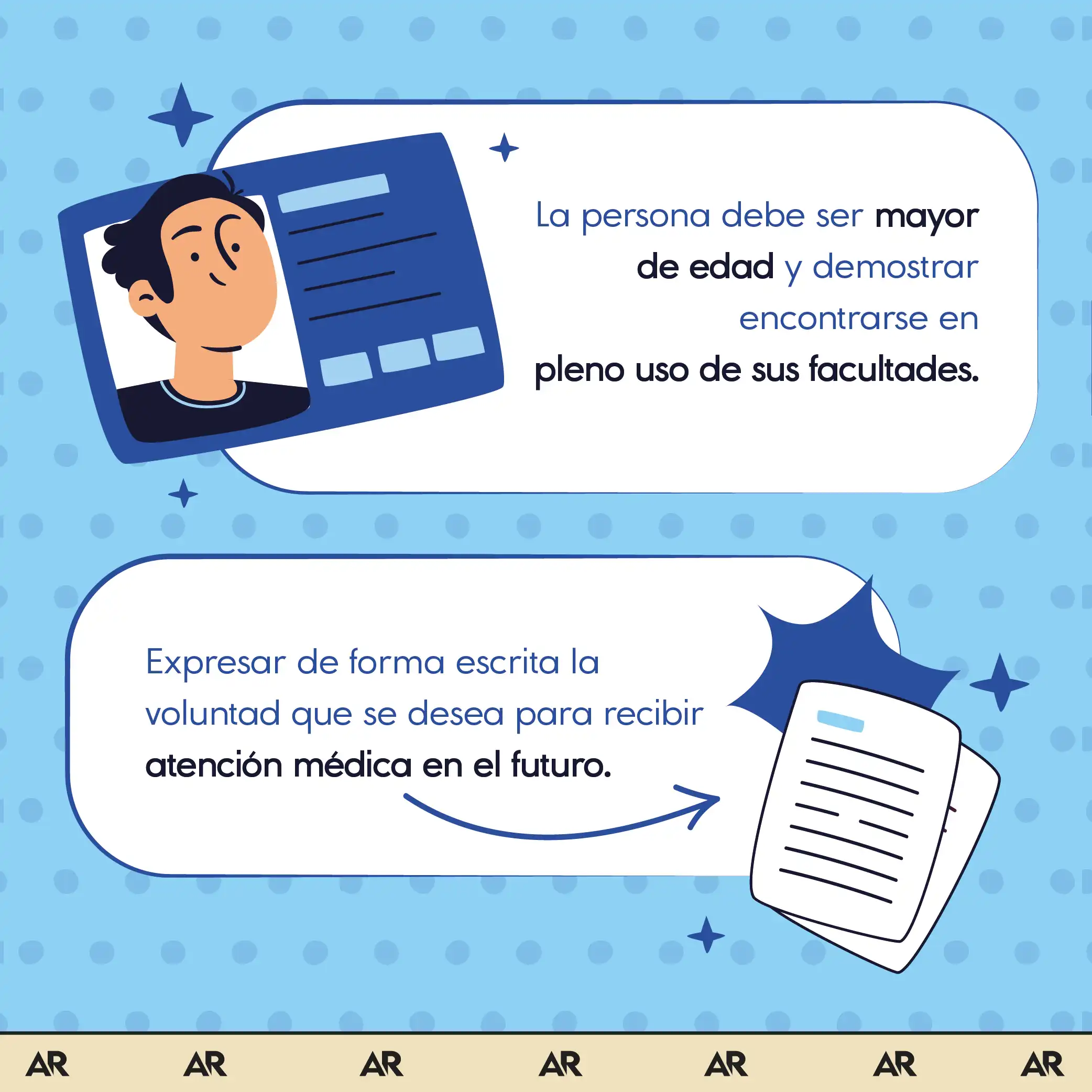 ¿Cómo registrar una voluntad anticipada para recibir atención médica en el futuro?