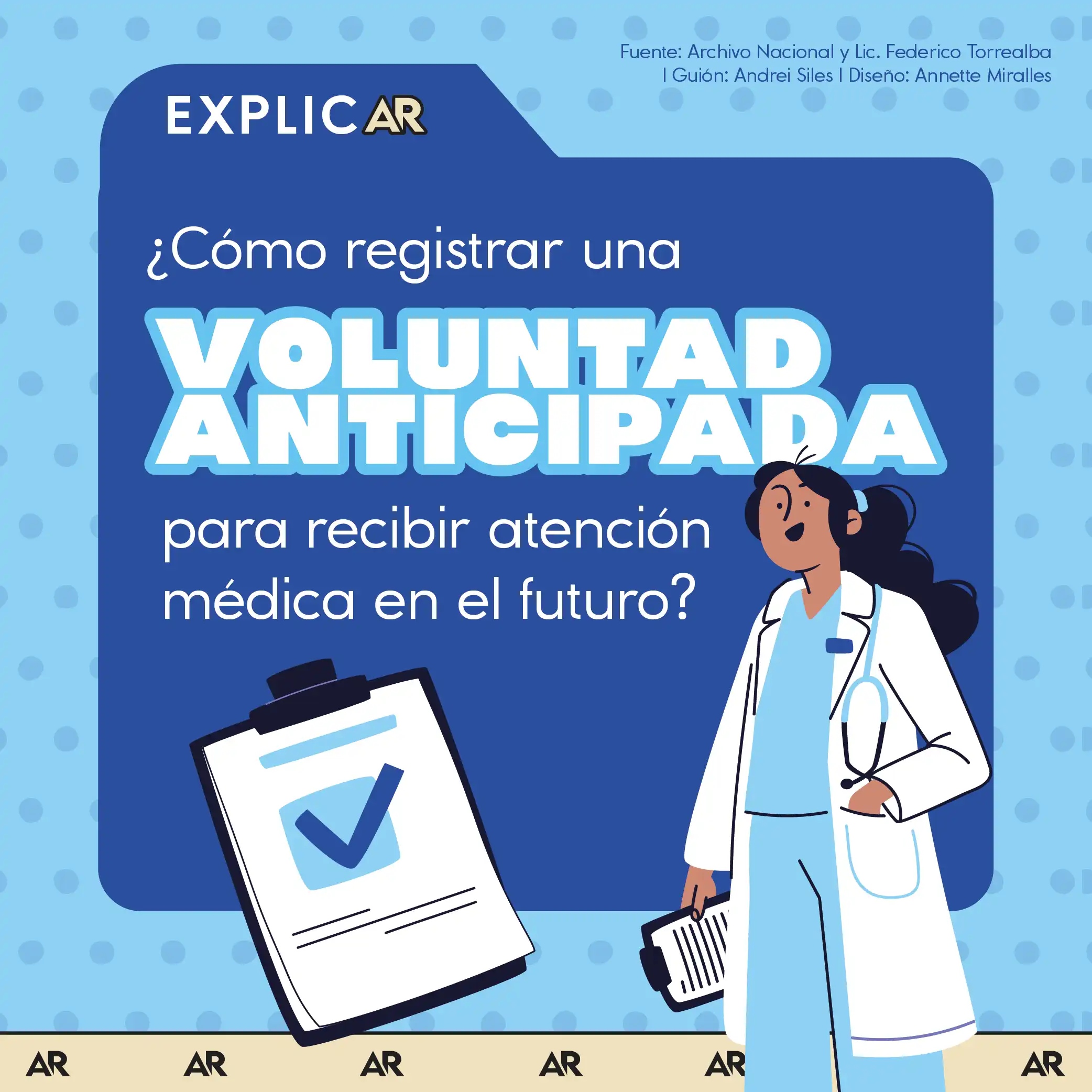 ¿Cómo registrar una voluntad anticipada para recibir atención médica en el futuro?