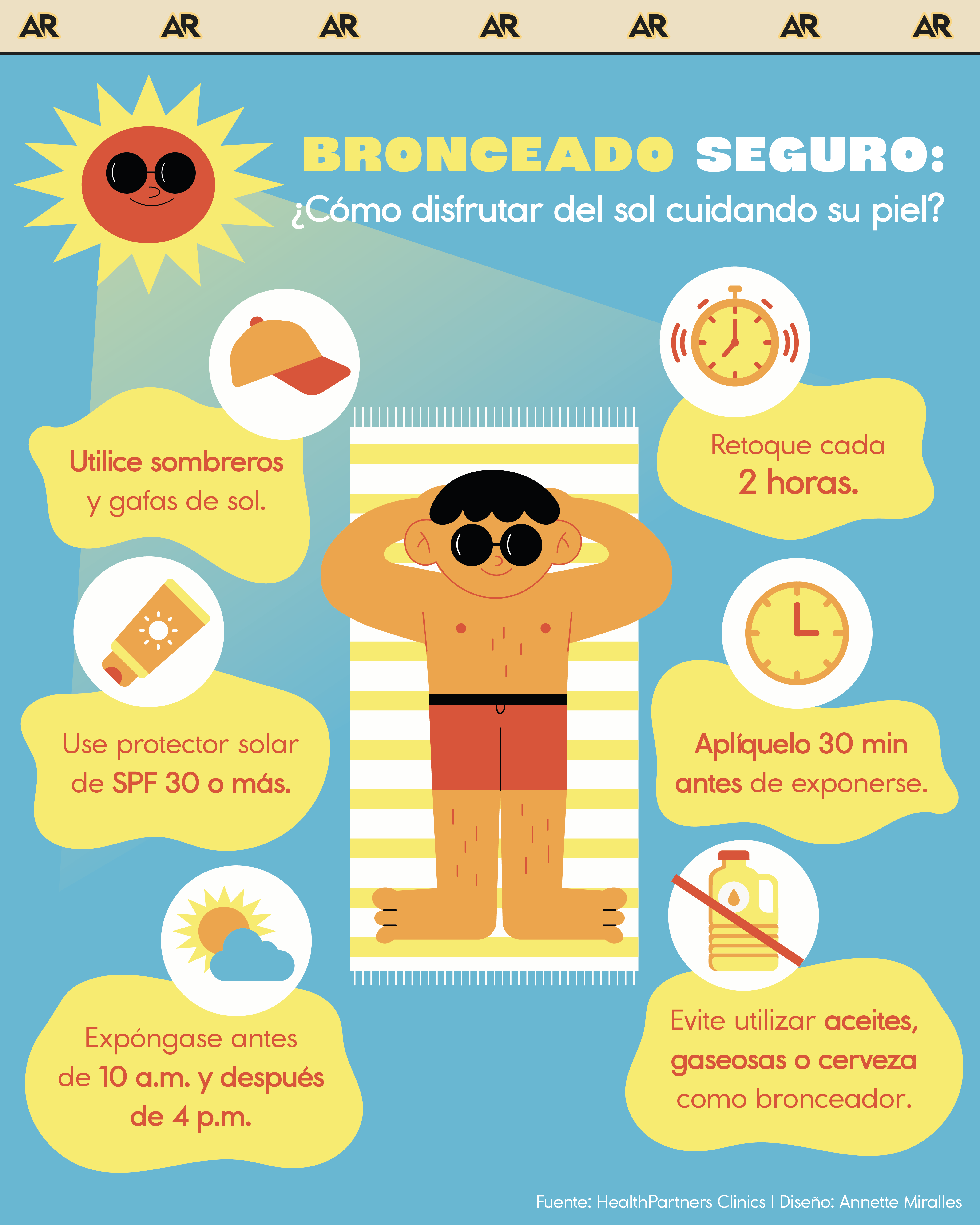 Bronceado seguro: ¿Cómo disfrutar del sol cuidando su piel?