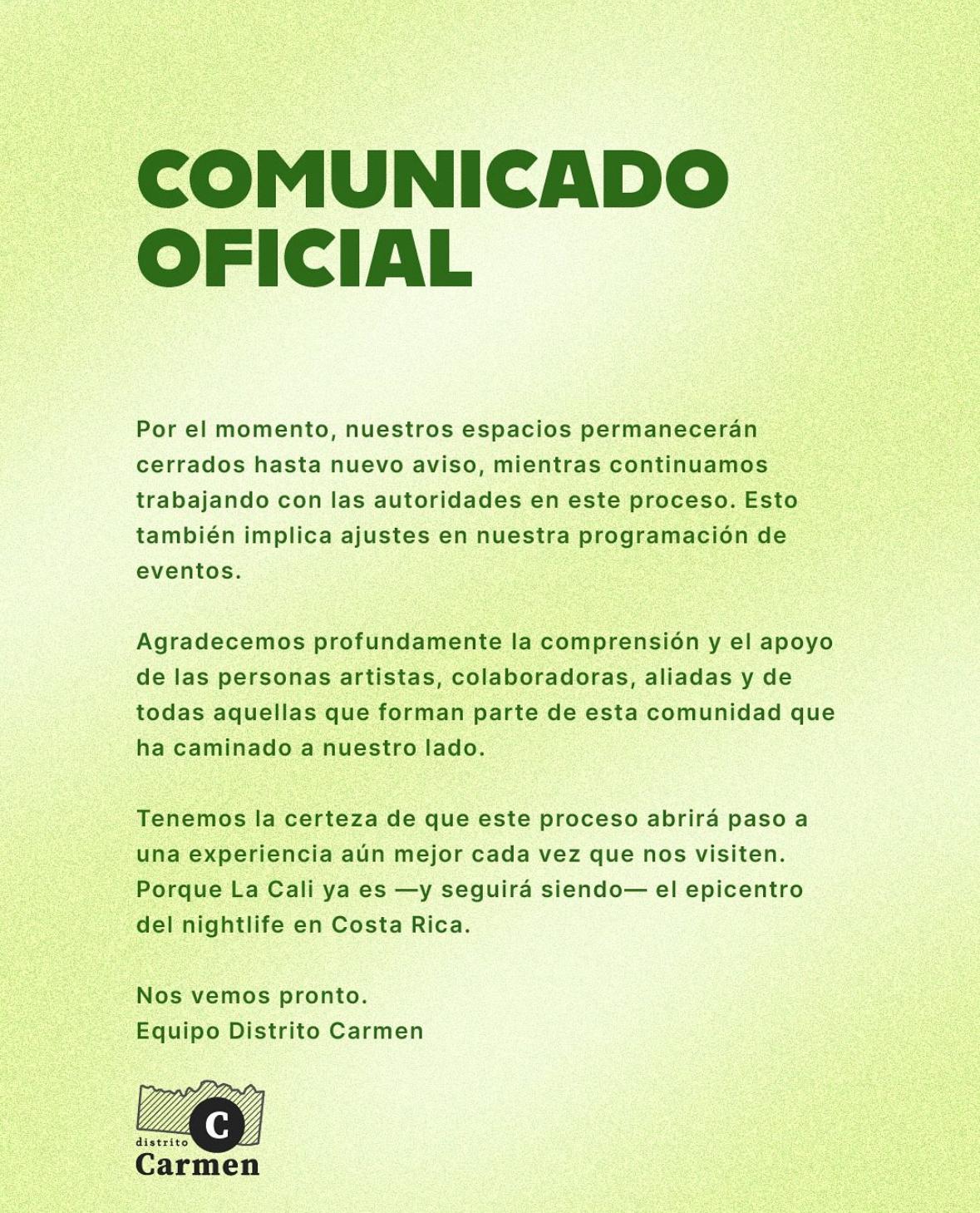 comunicado la california