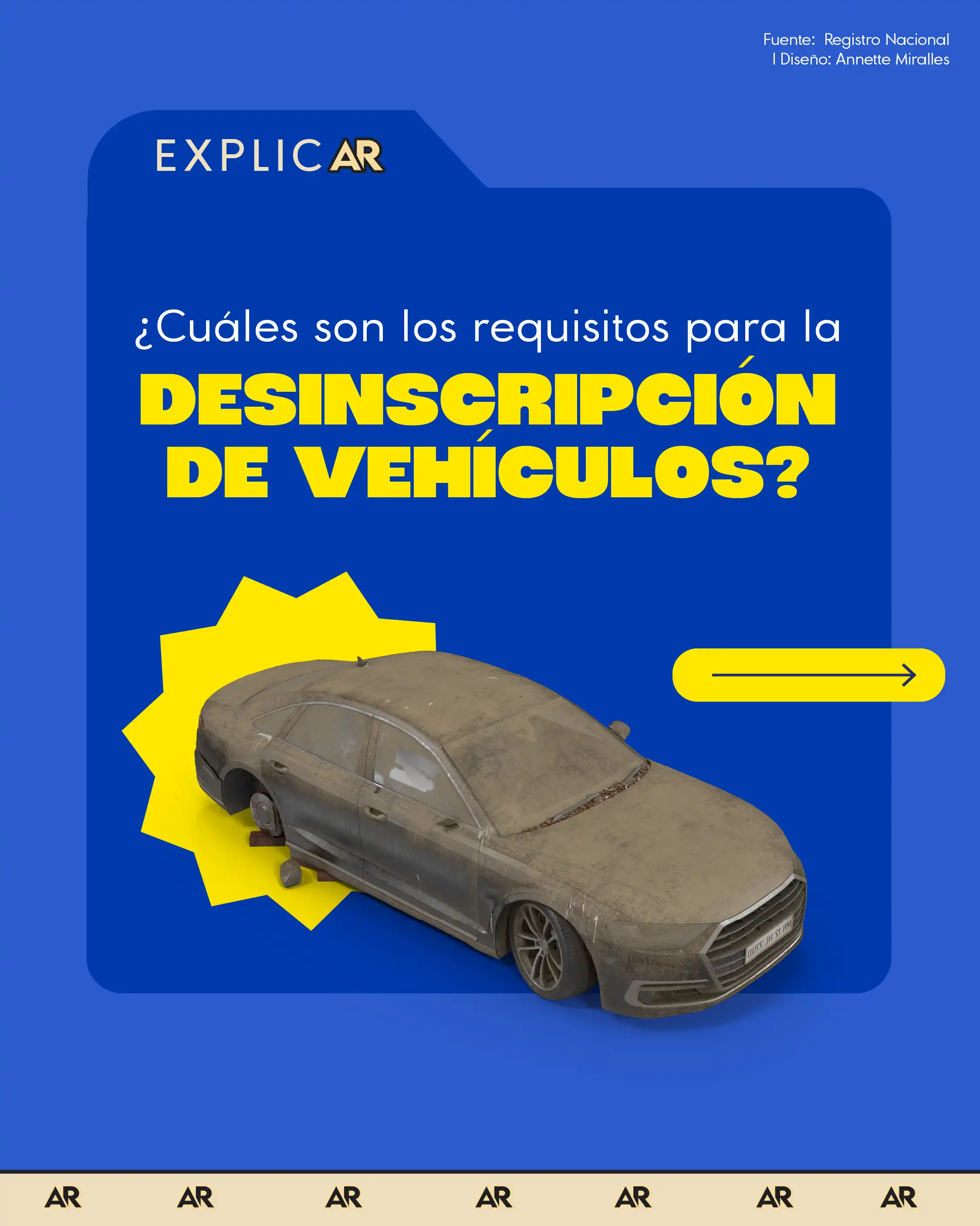 ¿Cuáles son los requisitos para la desinscripción de vehículos?