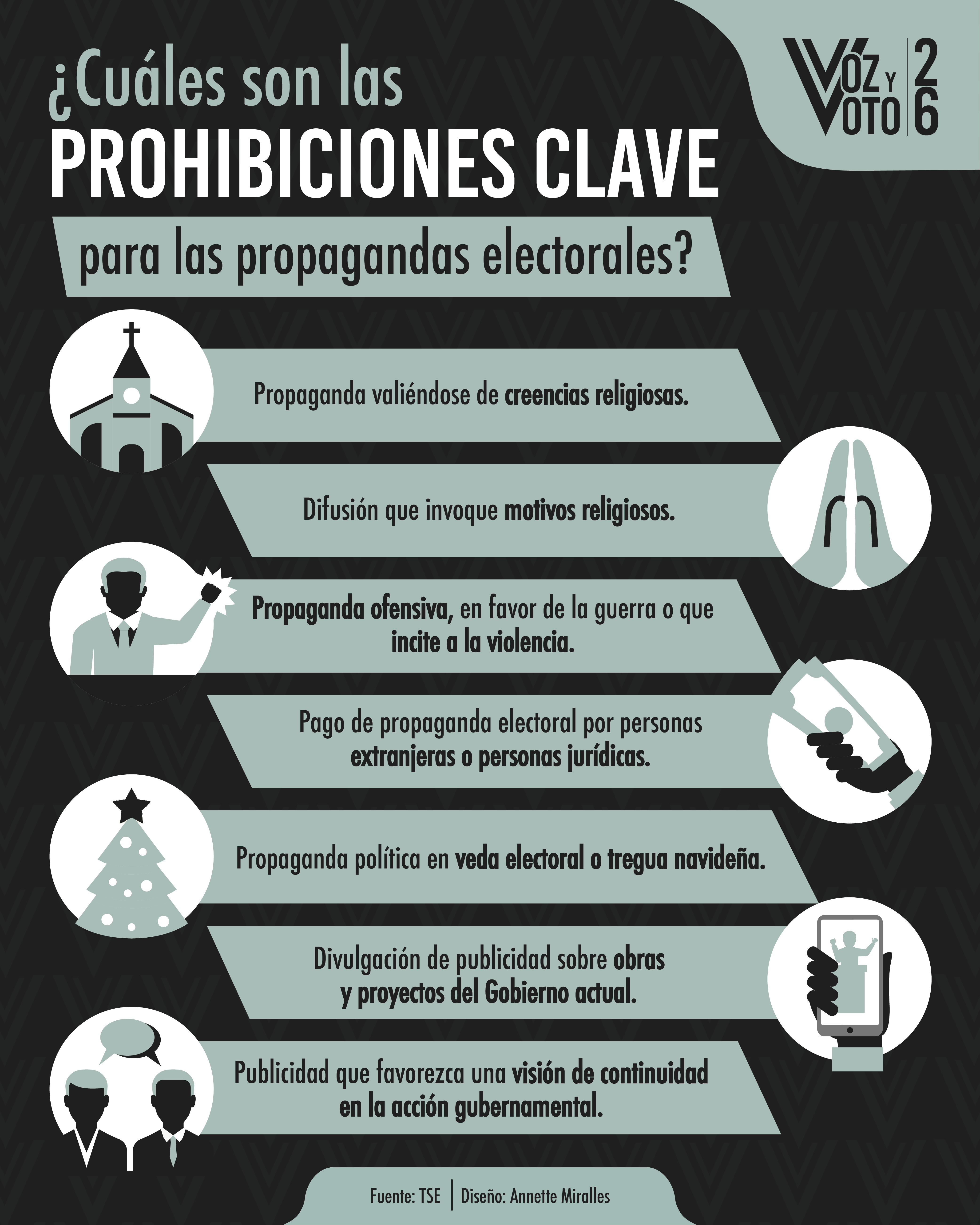 propaganda, elecciones 2026, voz y voto, noticias, Costa Rica 