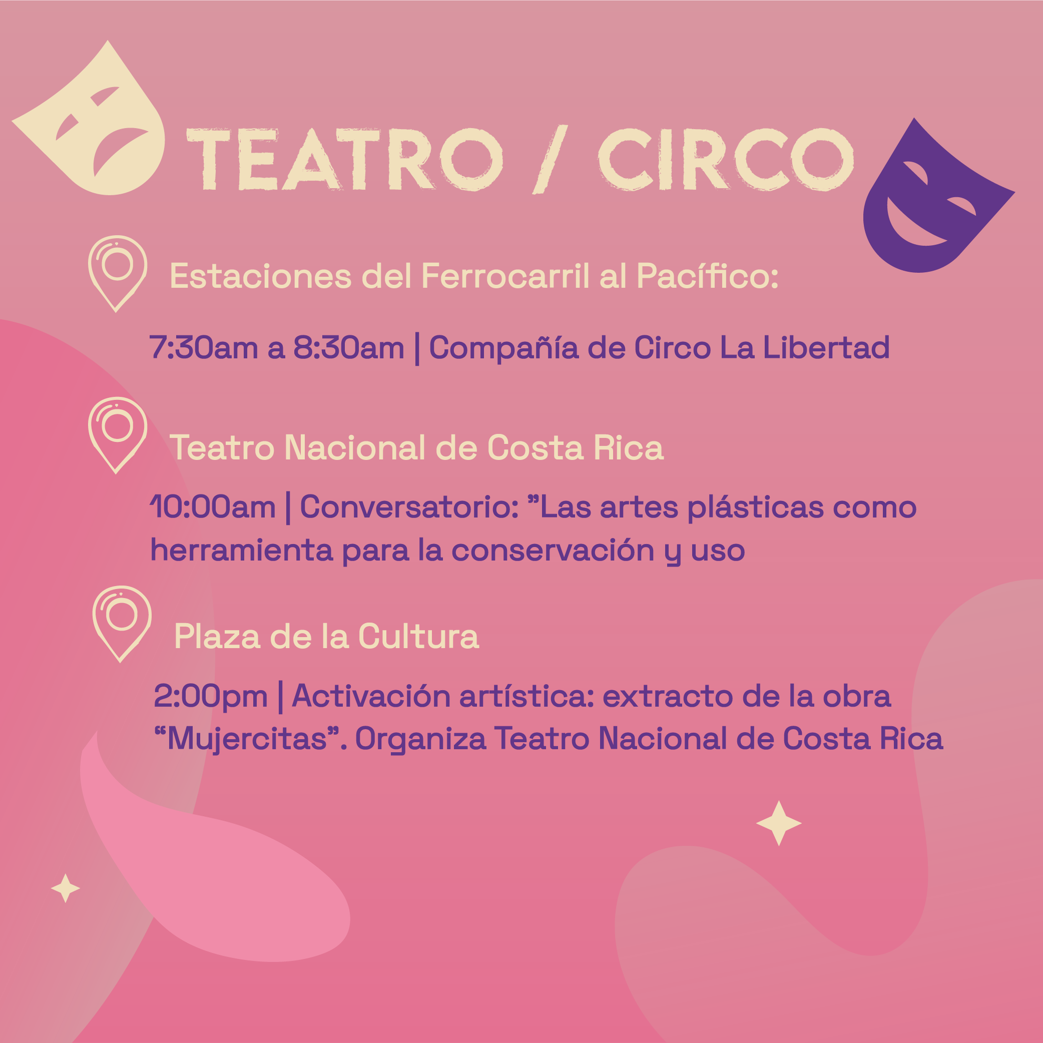 Programa de actividades del Día del Artista Nacional