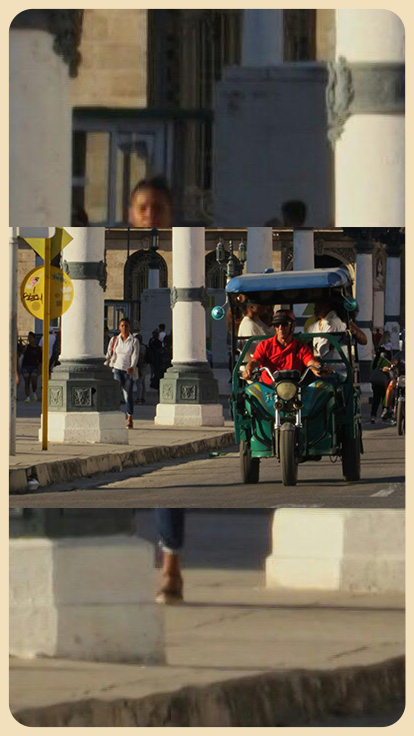 Triciclo en Cuba.