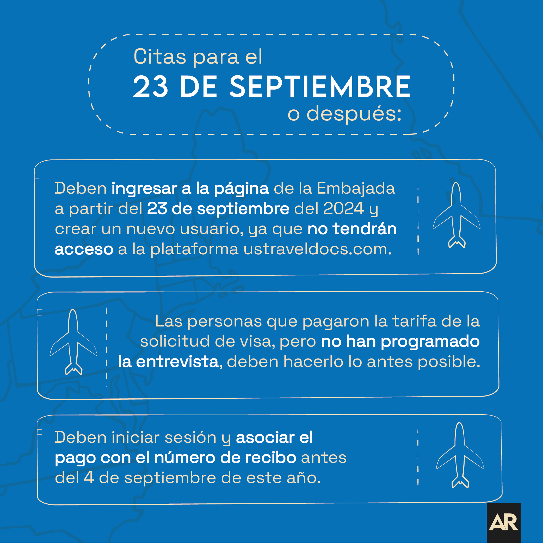 ¿Cuáles son los cambios en el proceso de solicitud de visas de EEUU para ticos?