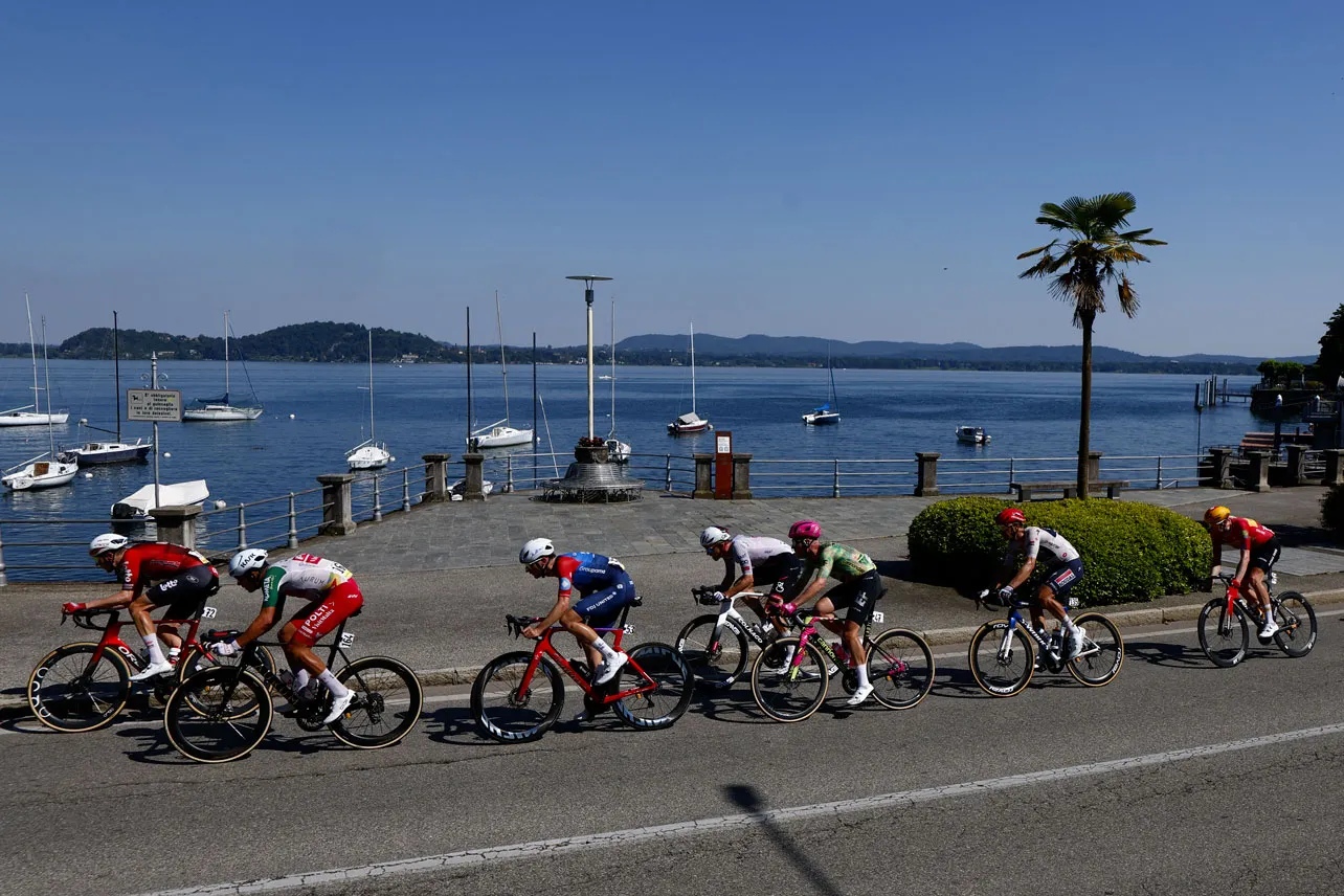 Ciclistas durante el Giro de Italia.