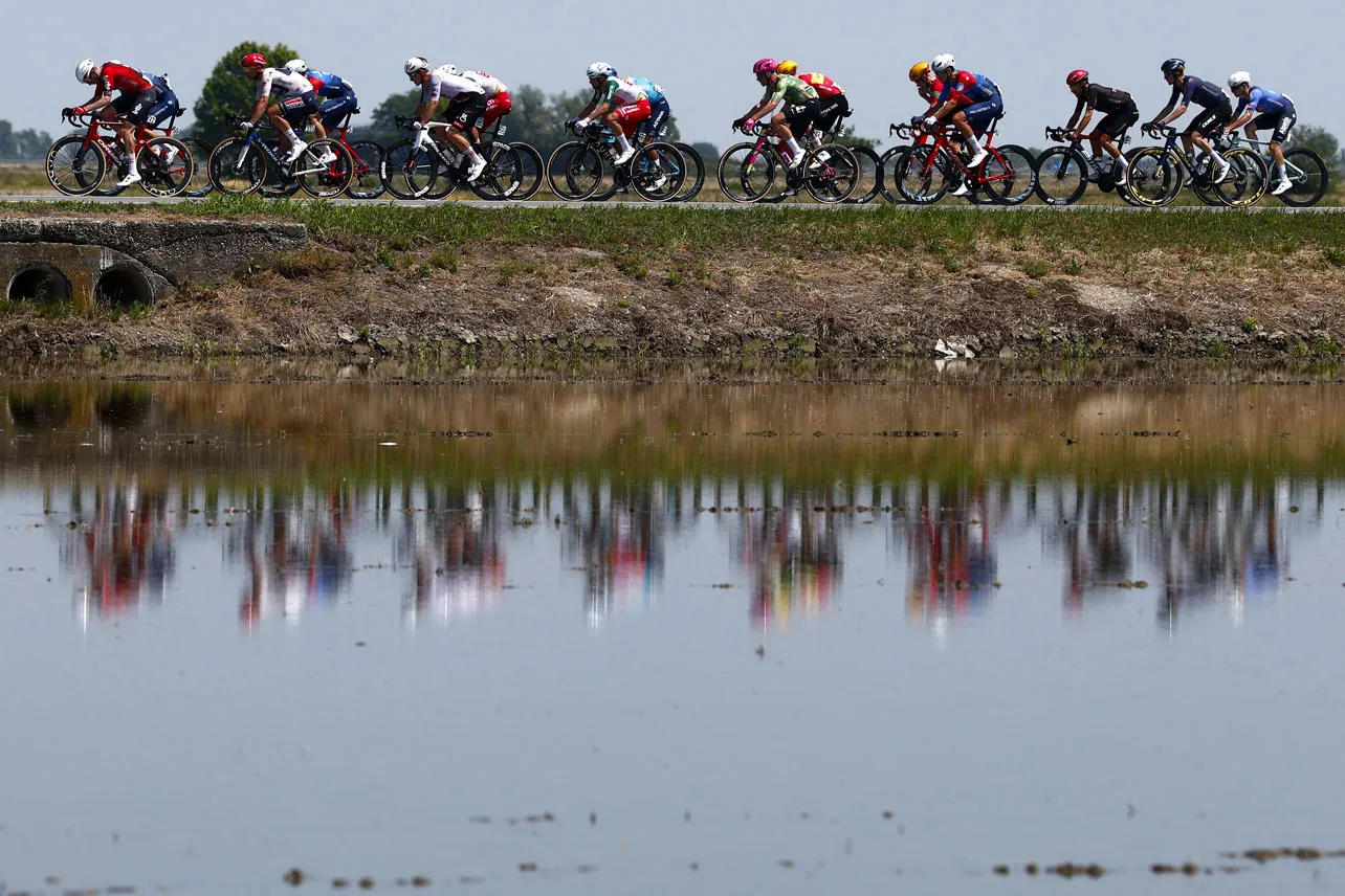Ciclistas durante el Giro de Italia.