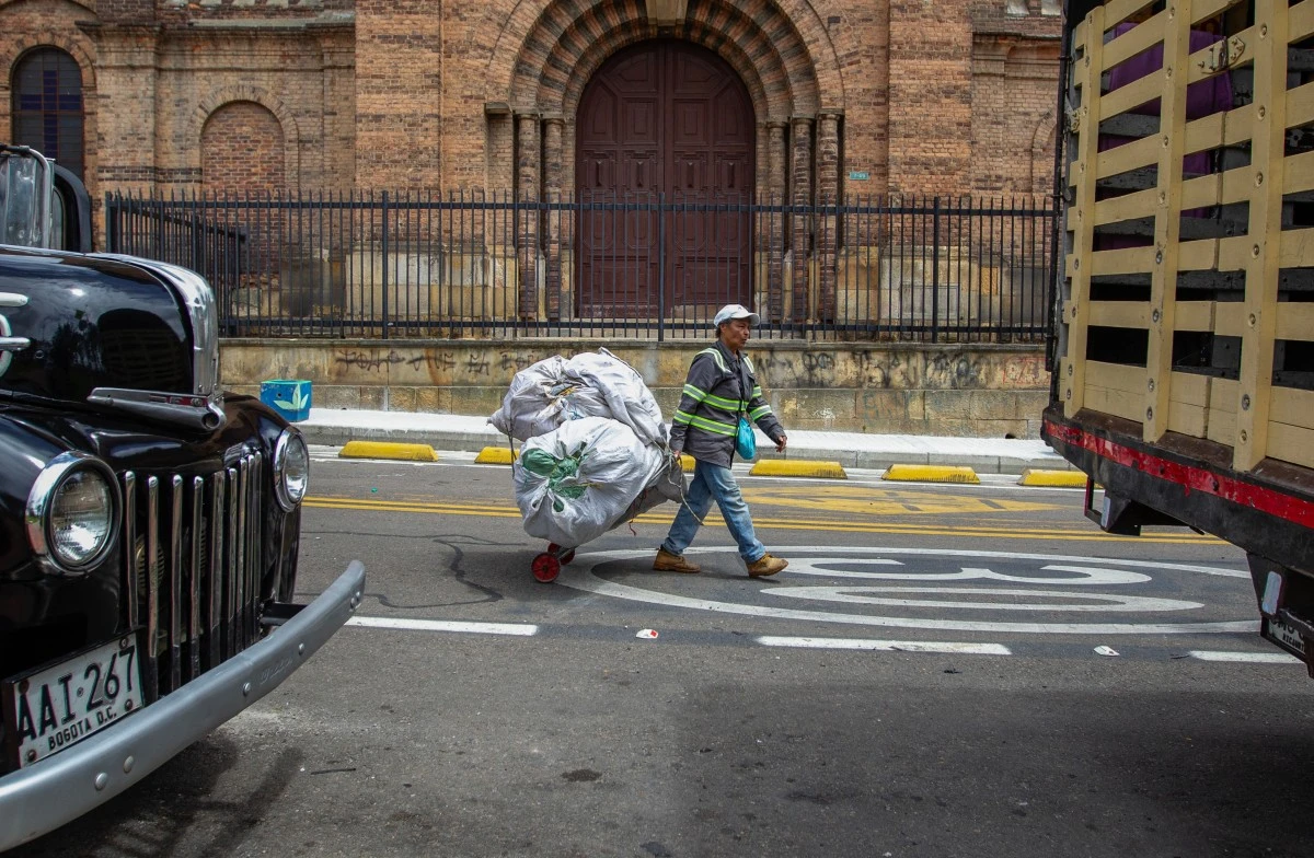 Miriam Calderon, 68 años, en Bogotá, Colombia.