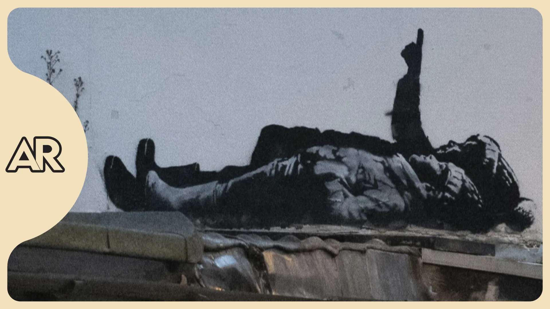 Banksy reaparece en Londres con un mural navideño