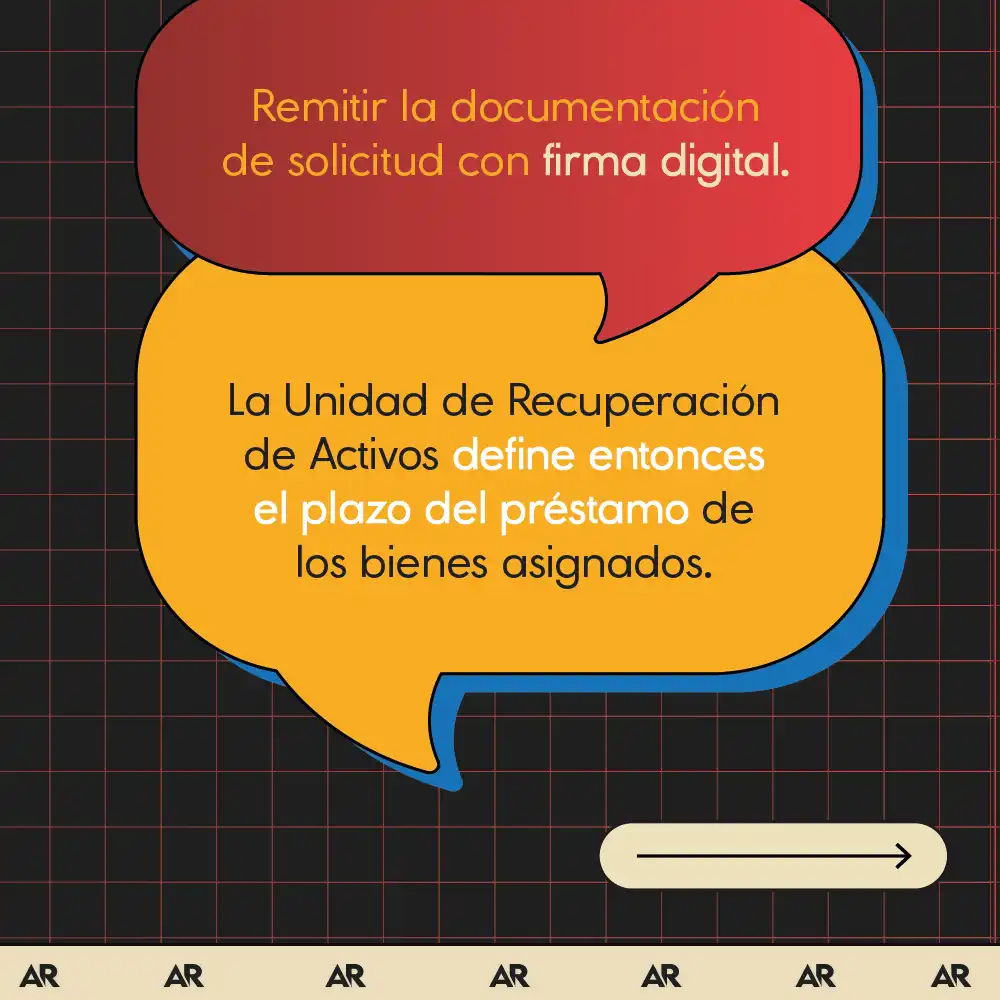 ¿Qué debe hacer una institución para que el ICD le preste un bien decomisado del narco?