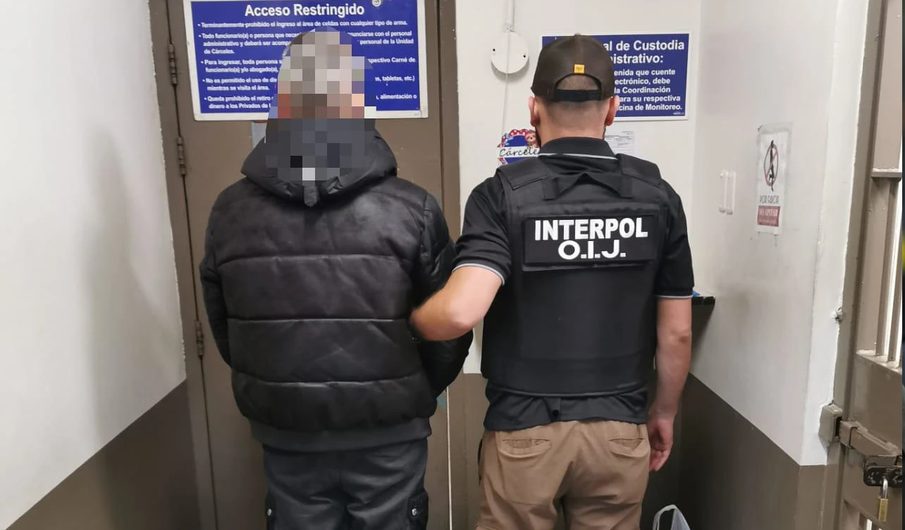 detención, interpol, OIJ, aeropuerto Juan Santamaría