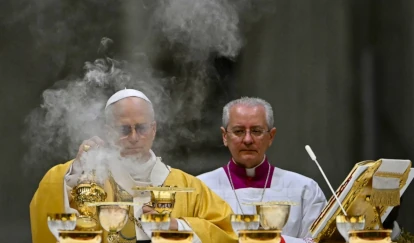 Papa León XIV, misa, navidad, Vaticano