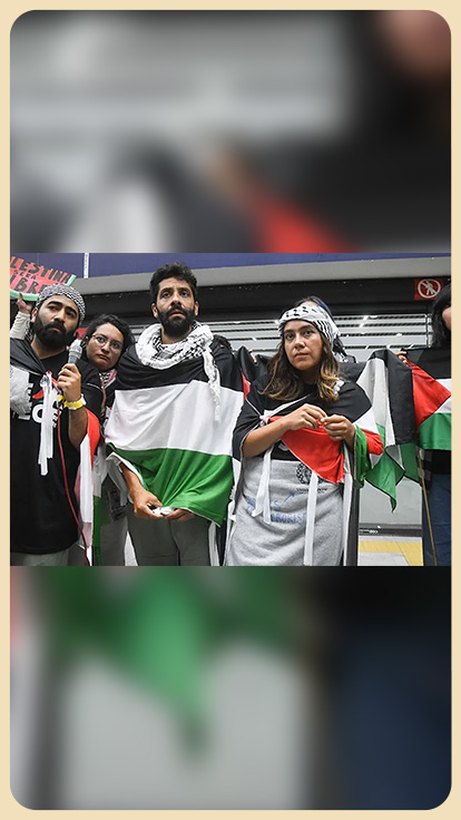 Activistas mexicanos de la Global Sumud Flotilla.
