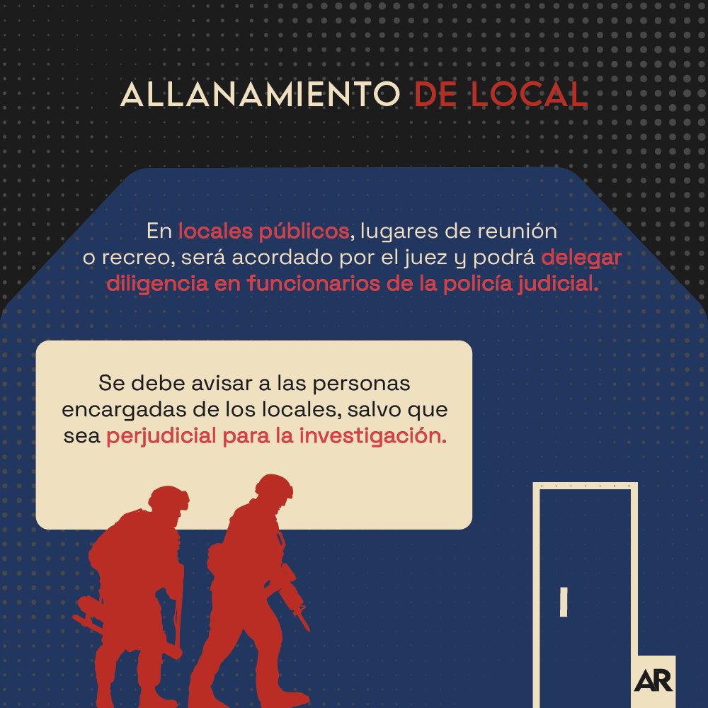 ¿Cuáles son los tipos de allanamientos y su procedimiento?