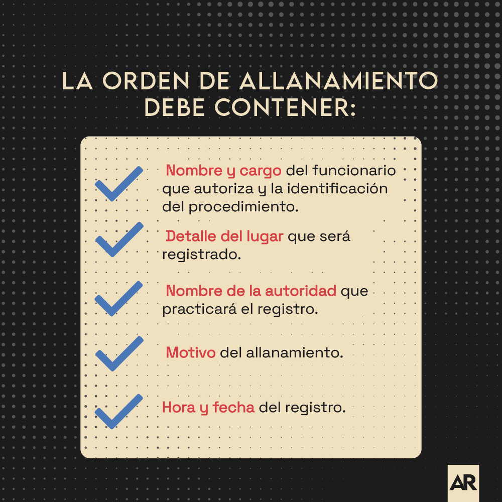 ¿Cuáles son los tipos de allanamientos y su procedimiento?