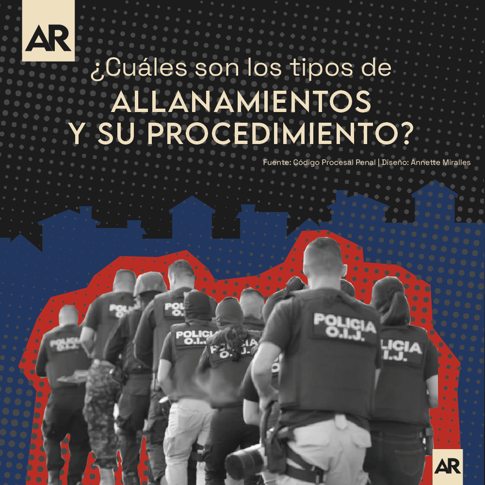 ¿Cuáles son los tipos de allanamientos y su procedimiento?