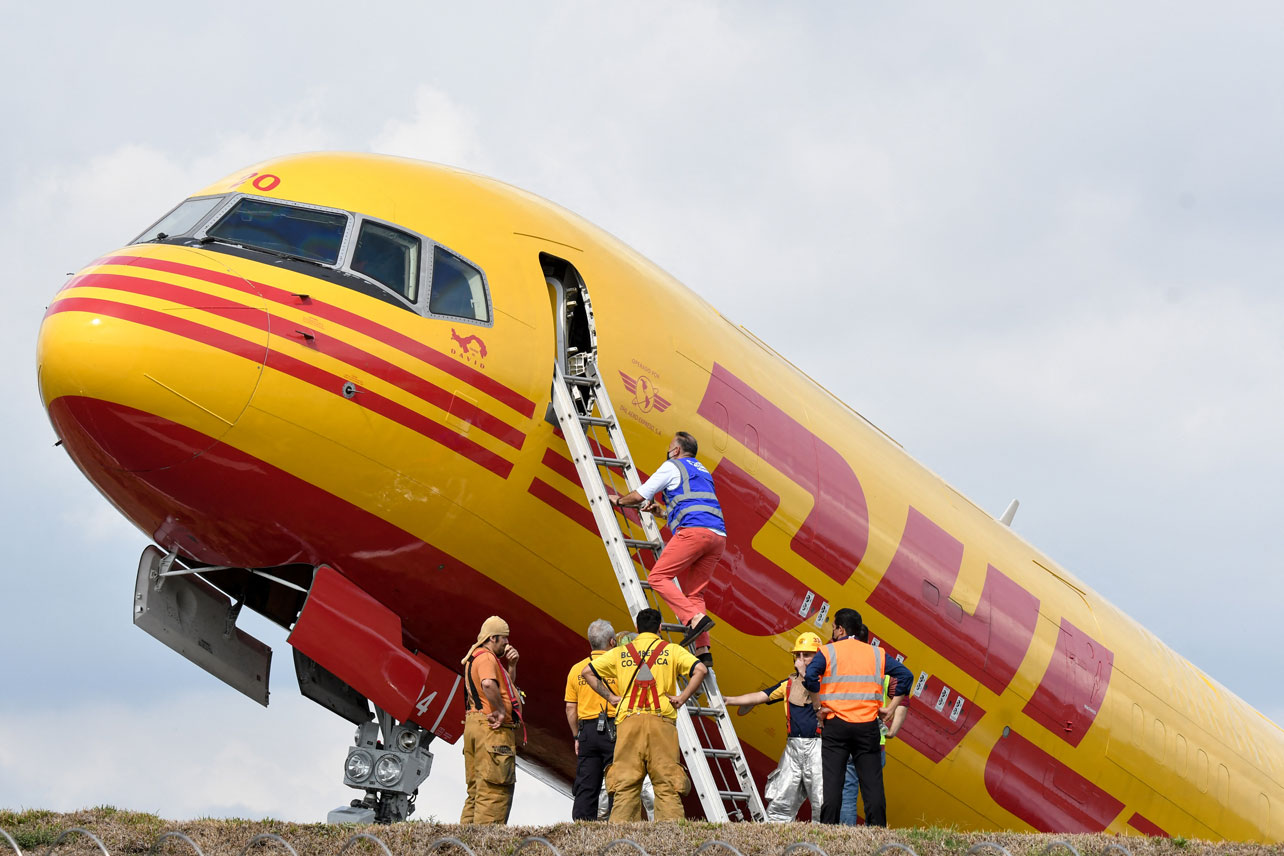 DHL, aviación, accidente, incidente