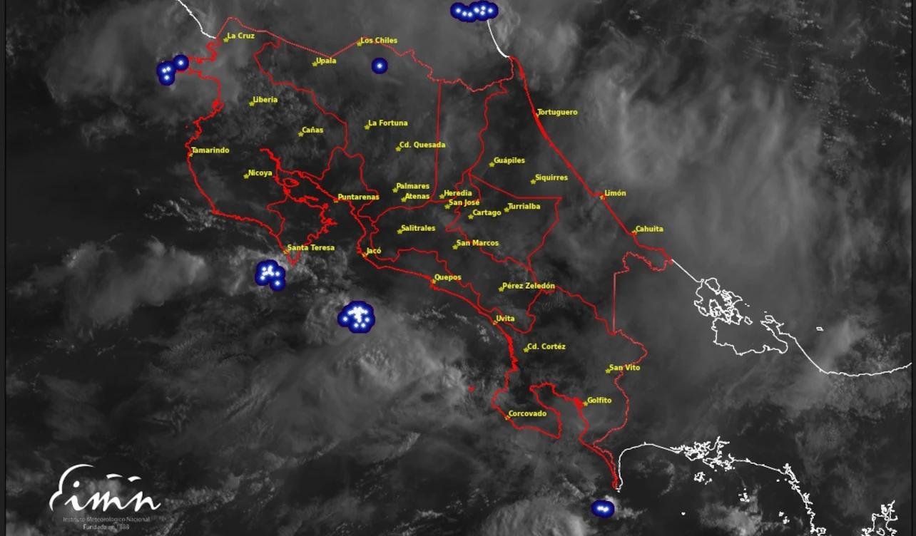 onda tropical #26, lluvias, tormenta eléctrica, valle central, zona norte, pacífico, caribe, Costa Rica