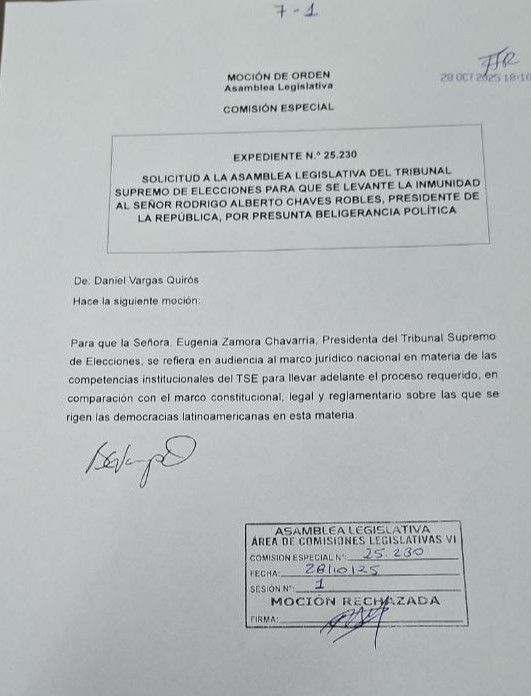moción eugenia zamora
