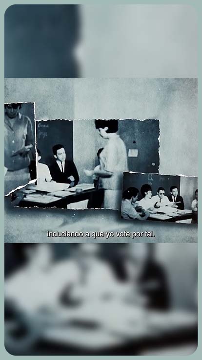 Mujer vota en elecciones presidenciales de Costa Rica en 1953.